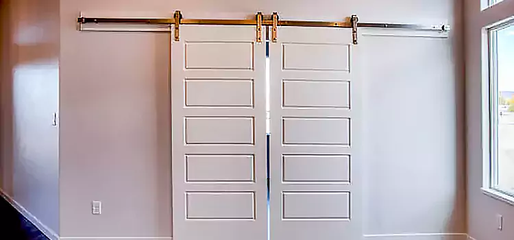 Glass Barn Door with Installation Hardware Kit Lancaster