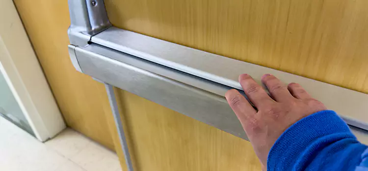 Installing a Push Bar on a Door Lancaster